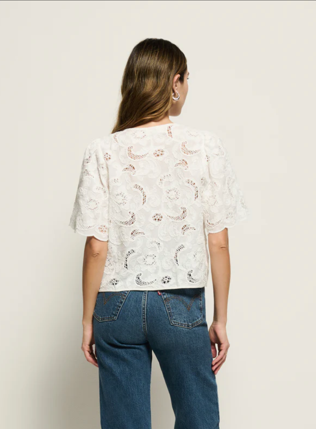 ROSALYN TIE FRONT TOP
