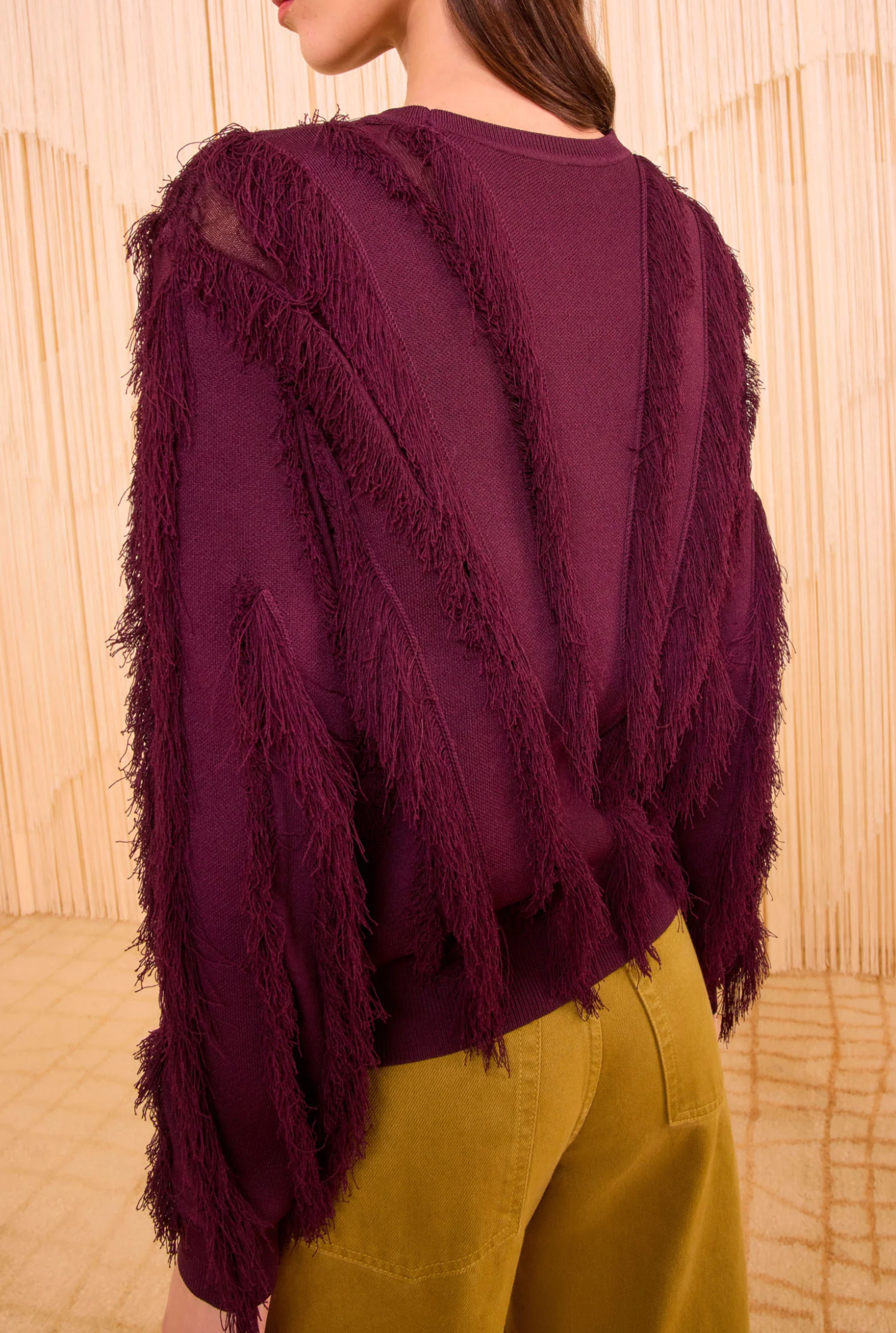 AUBREE LONG SLEEVE KNIT PULLOVER