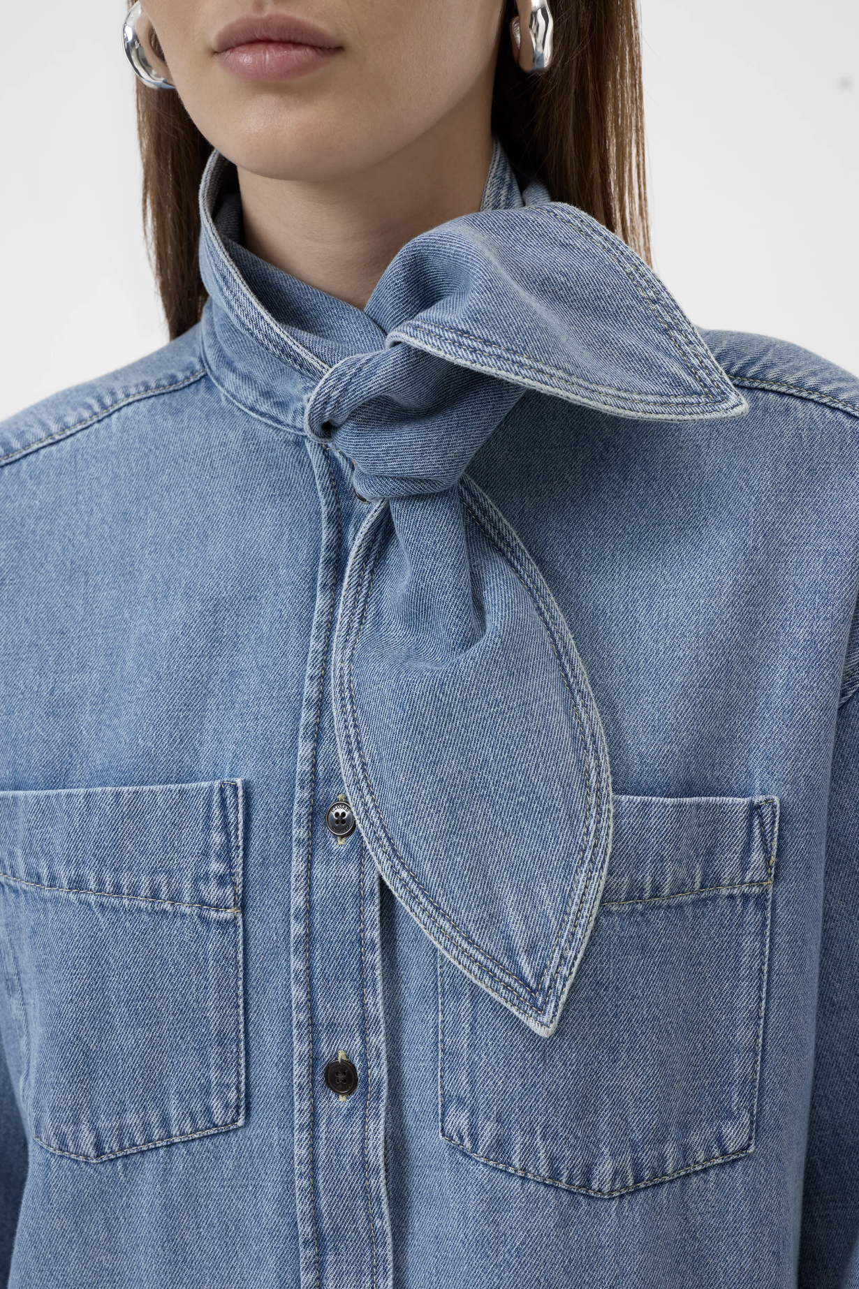 SCARF SHIRT