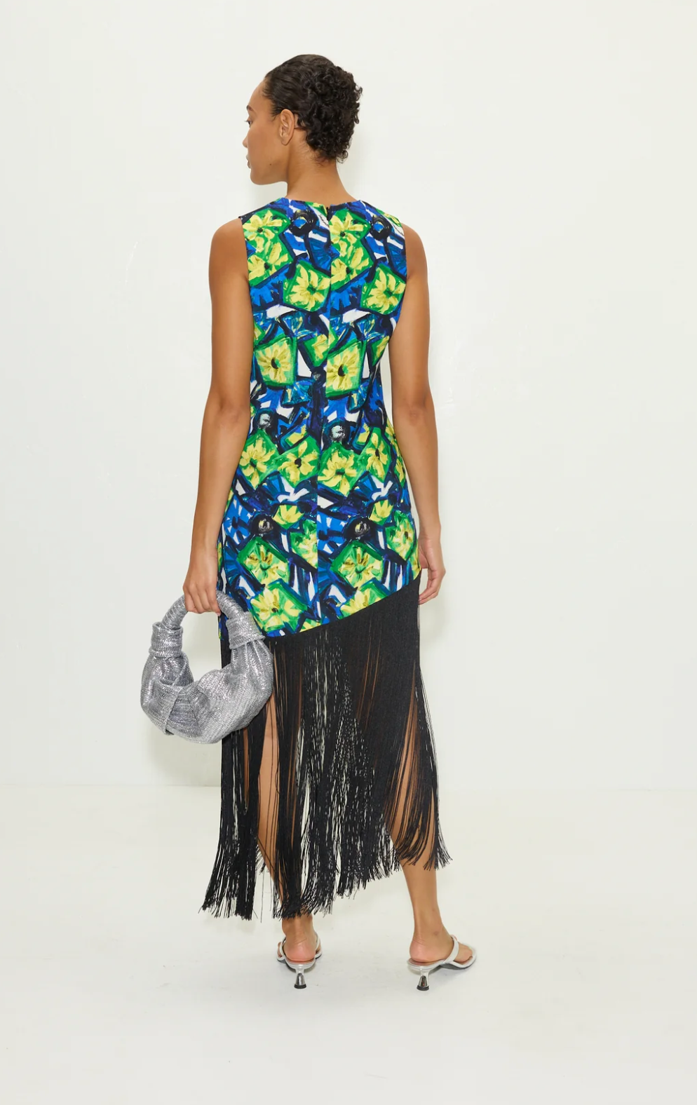 CASABLANCA FRINGE DRESS