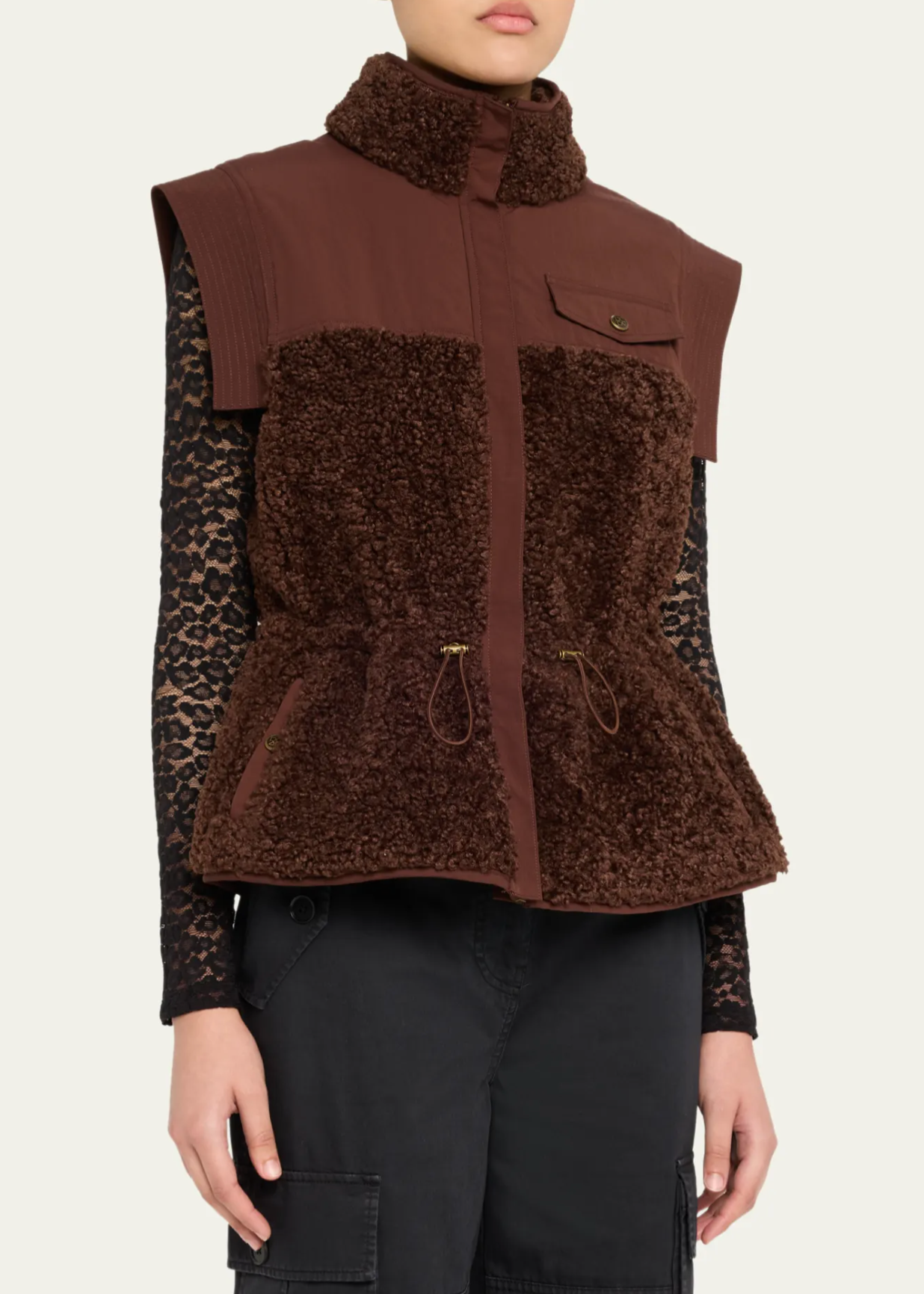 TARIET TEDDY FLEECE VEST