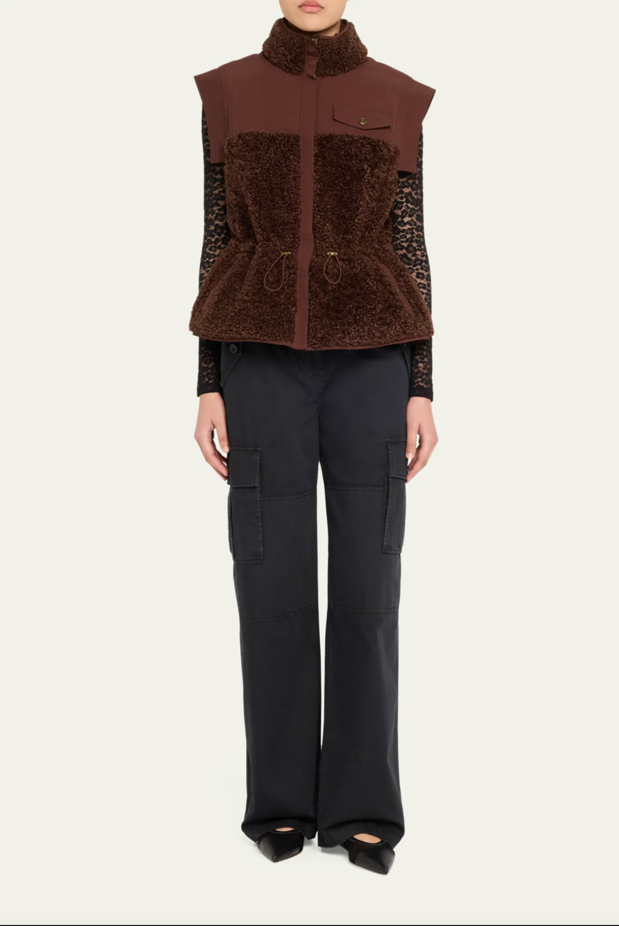 TARIET TEDDY FLEECE VEST