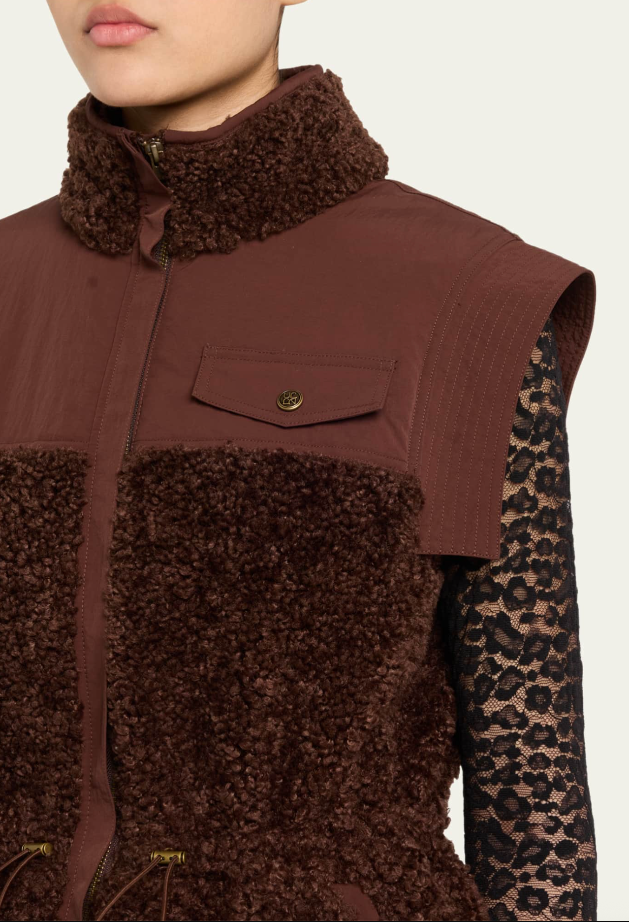 TARIET TEDDY FLEECE VEST