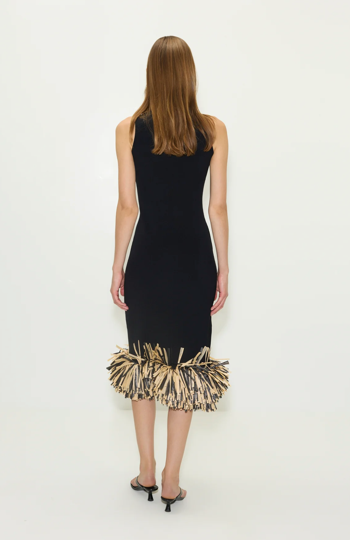 BOA RAFFIA MIDI DRESS