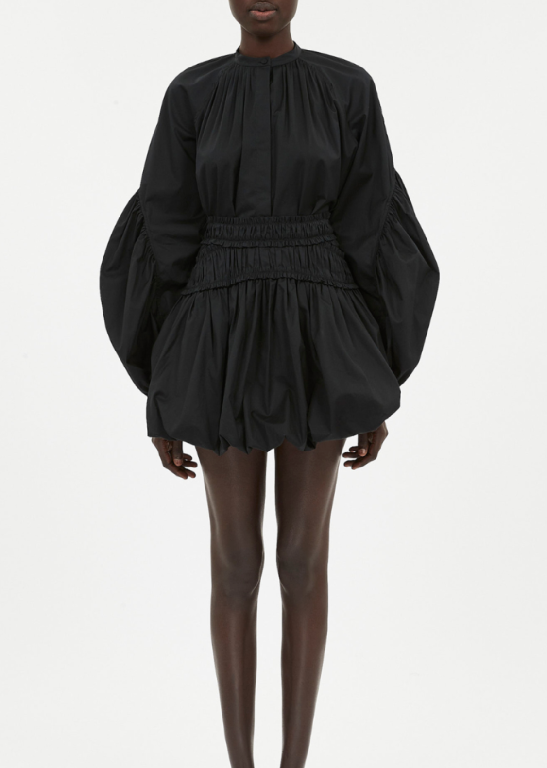 NICOLETTE BUBBLE HEM MINI SKIRT