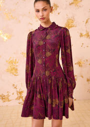 SIMONA SILK MINI DRESS