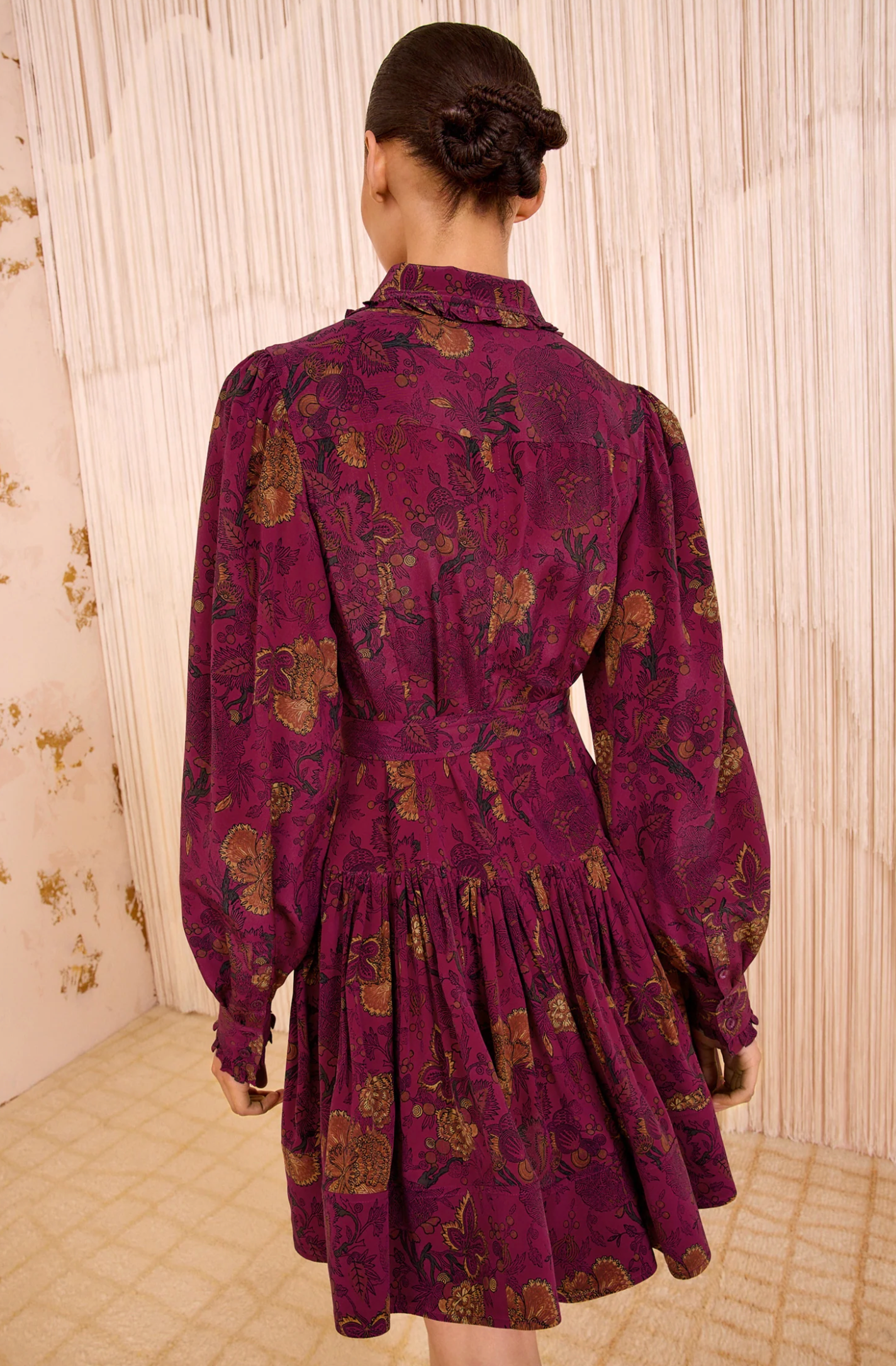 SIMONA SILK MINI DRESS