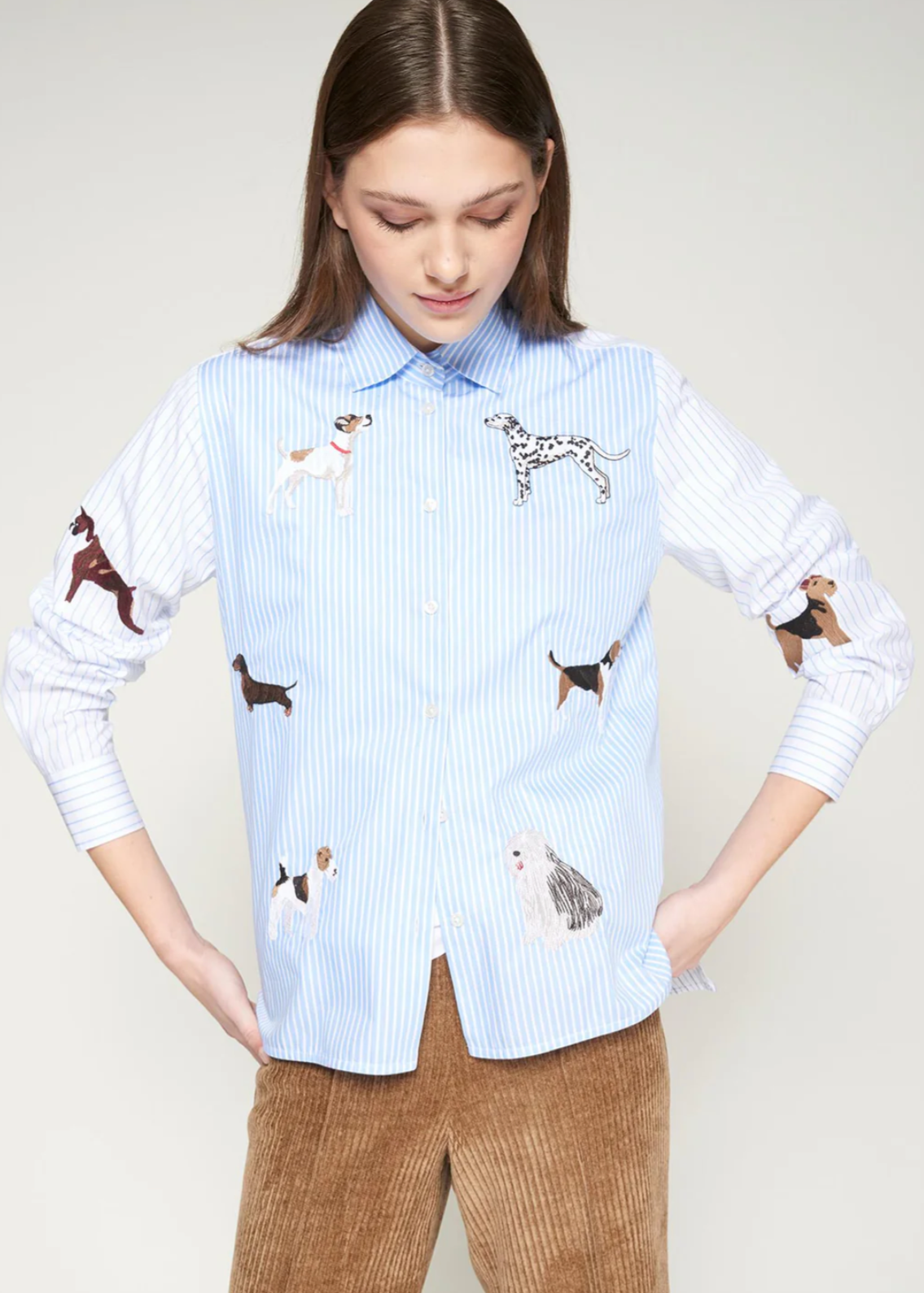 ISA EMBROIDERED SHIRT