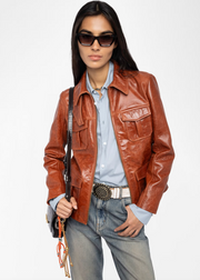 LIENNA LEATHER JACKET