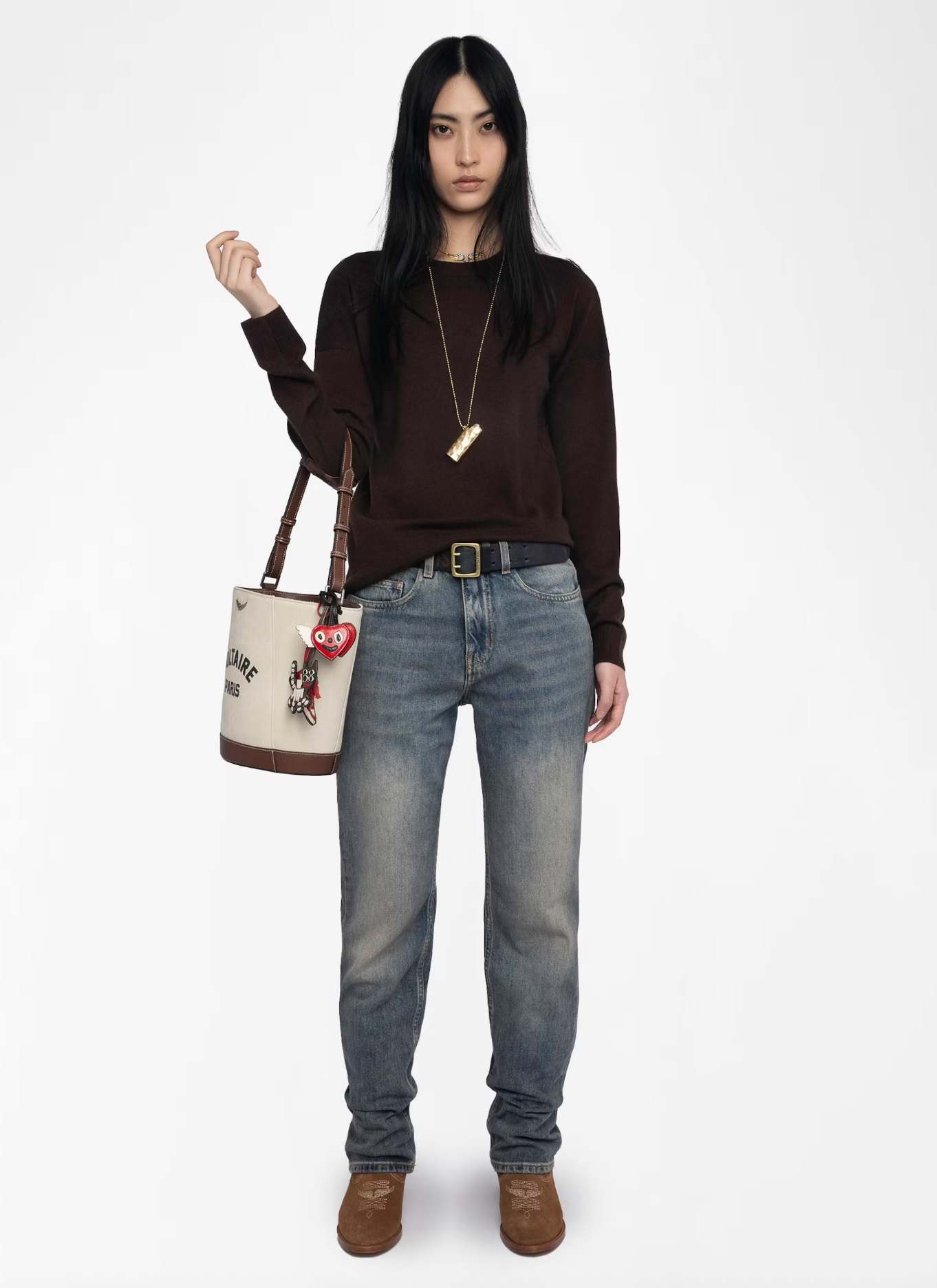 CICI HEART SWEATER