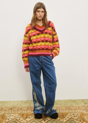 ROCCO V NECK SWEATER