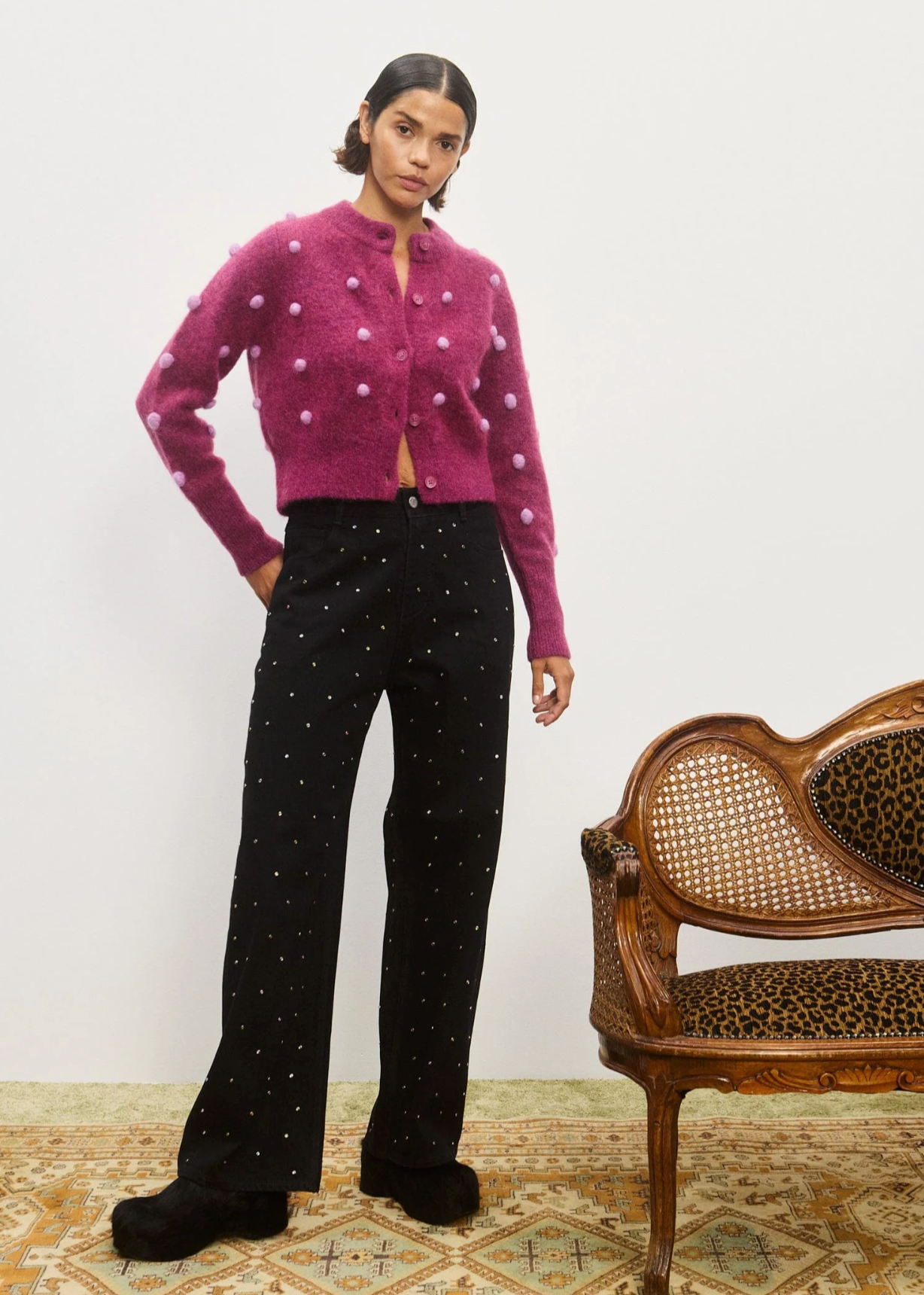 ELIA CROPPED CARDIGAN