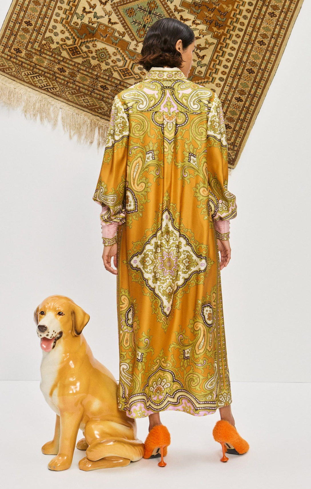 CLEMENZA SILK SHIRTDRESS