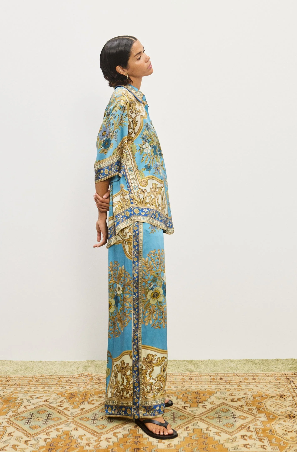 CASSIE SILK PANT