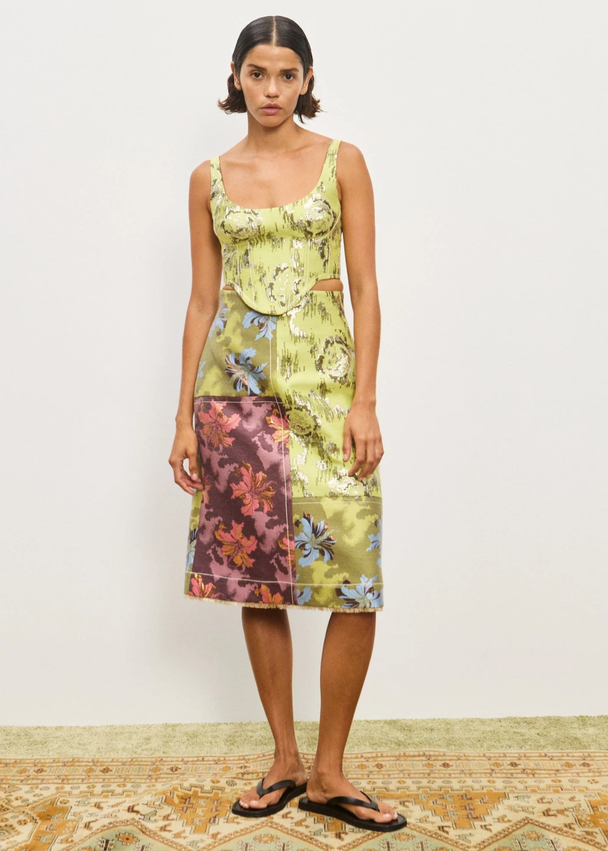 ADRIANA JACQUARD SKIRT