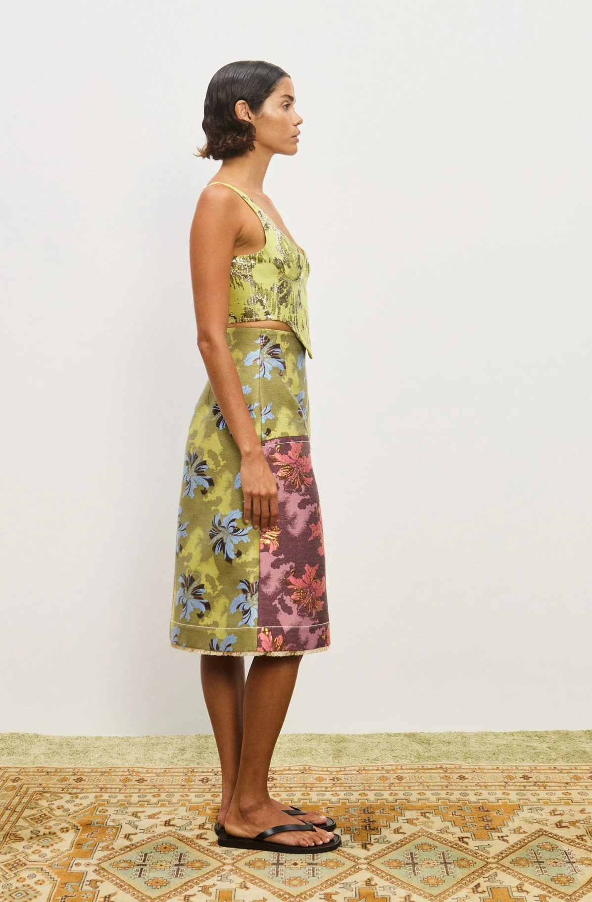 ADRIANA JACQUARD SKIRT