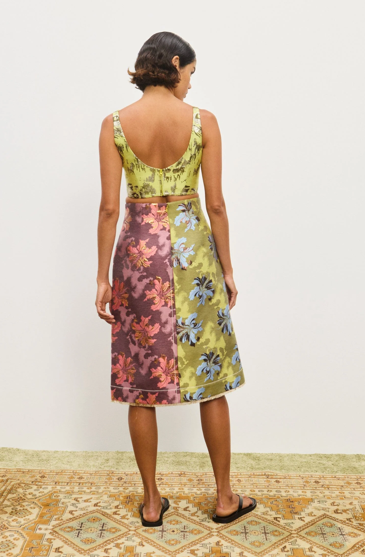 ADRIANA JACQUARD SKIRT