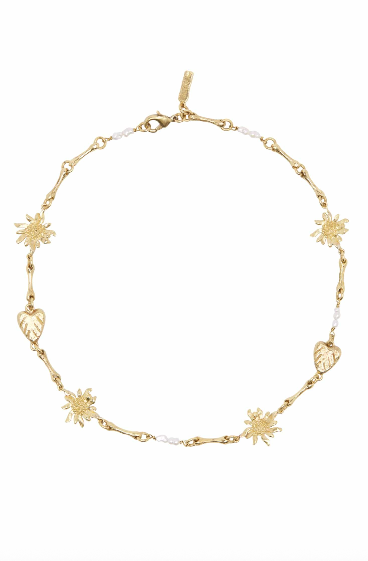 TESORI FLOWER & HEART NECKLACE MULTI