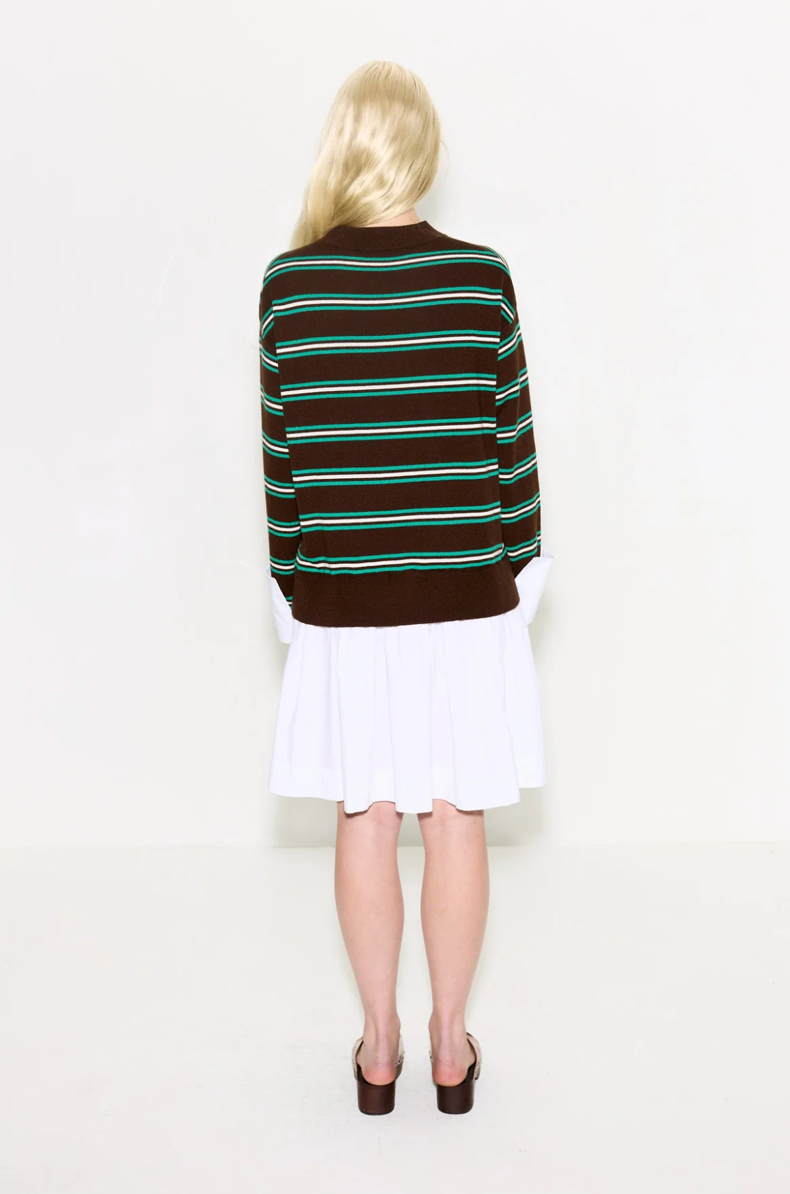 PIP POPLIN COMBO DRESS