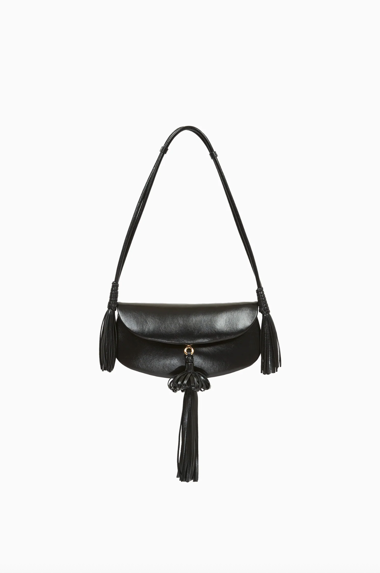 PALOMA TASSEL FLAP BAG NOIR