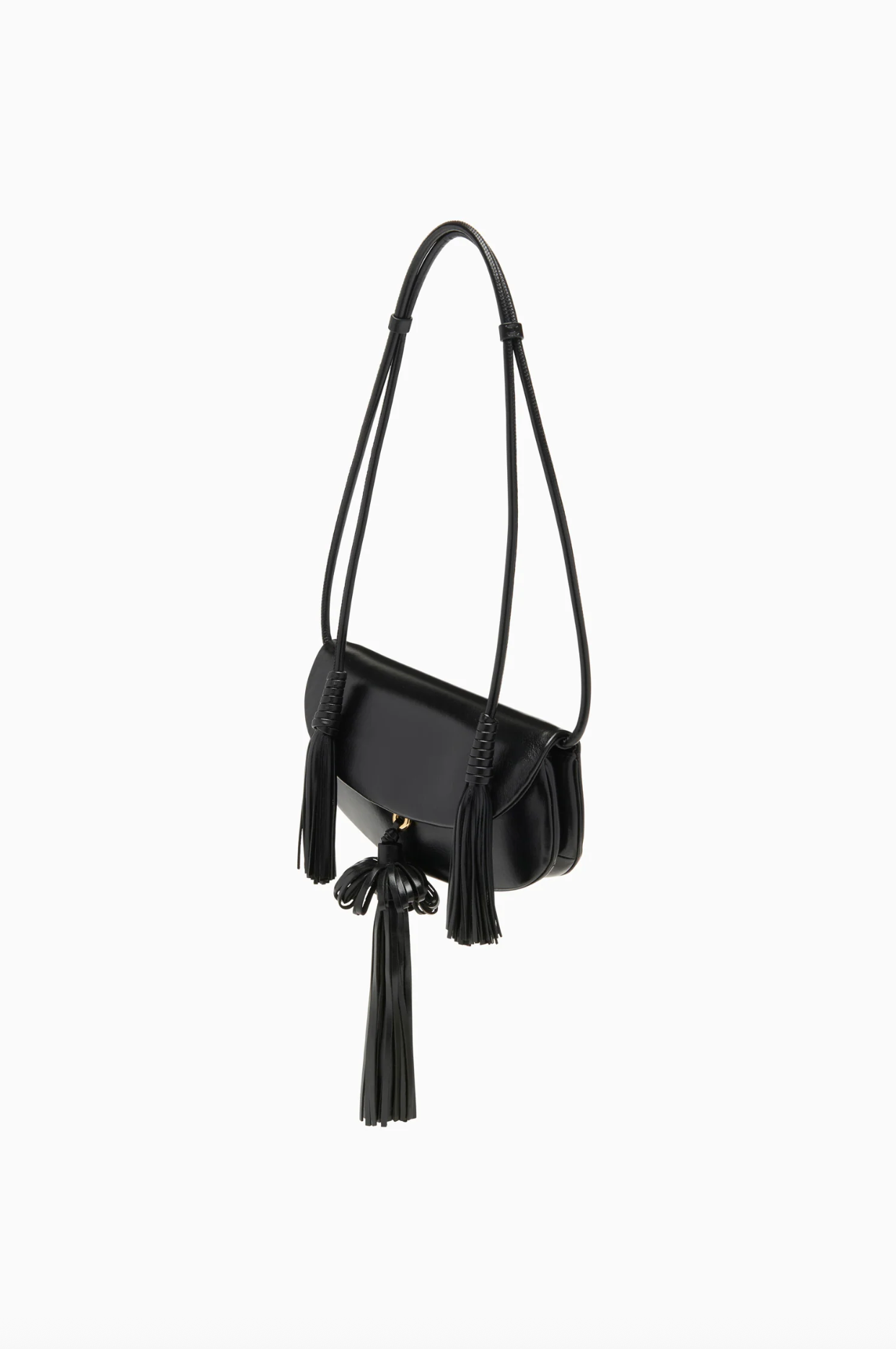 PALOMA TASSEL FLAP BAG NOIR