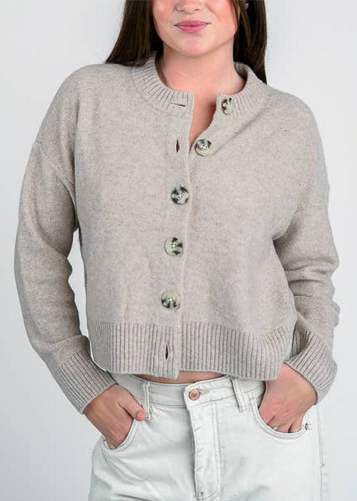 NINA CREWNECK CARDIGAN