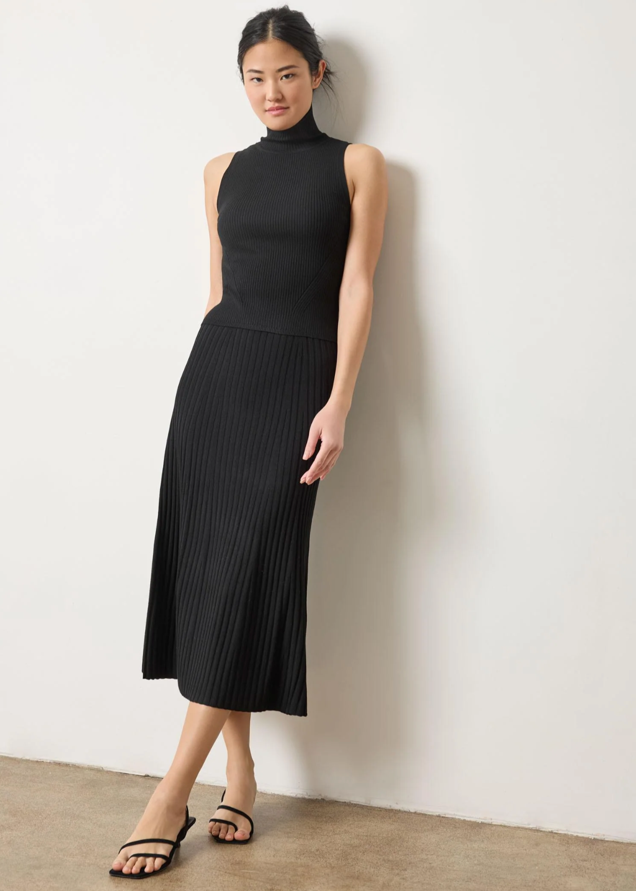 STRAIGHT RIB SKIRT