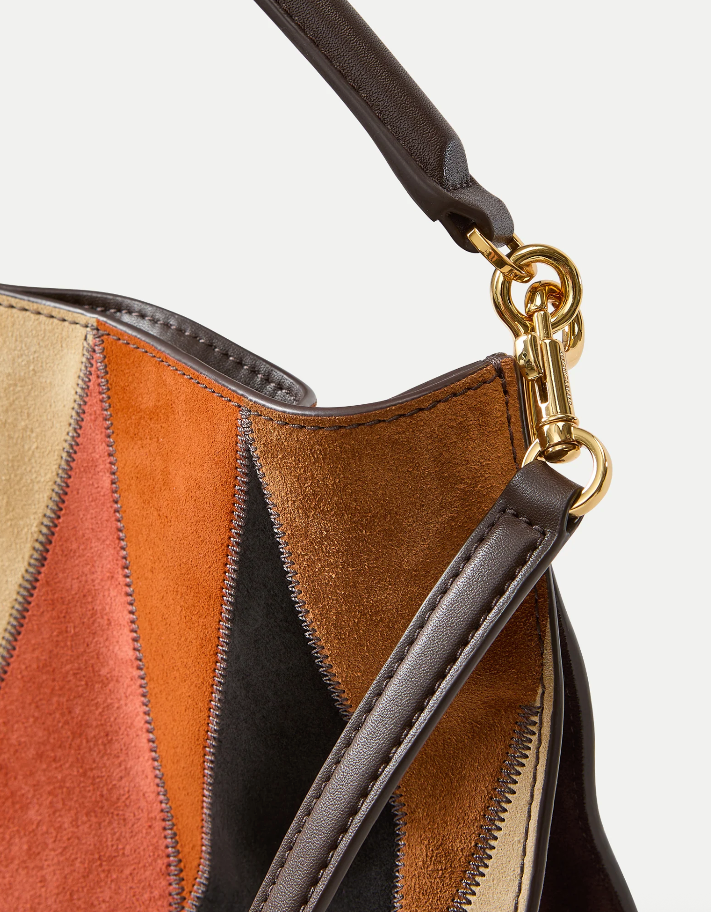 PATCHWORK VERONICA BEARD VIDA BAG ESPRESSO MULTI