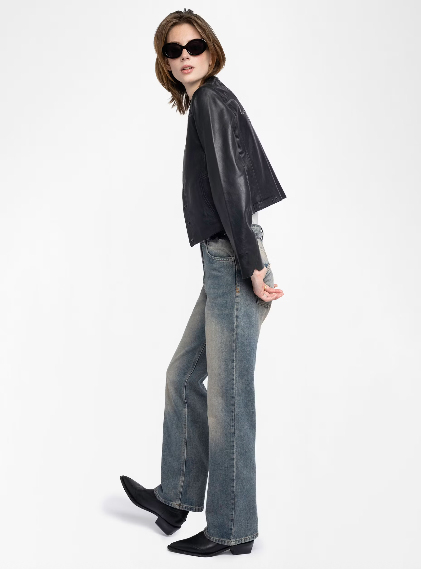 LUXI WESTERN LEATHER JACKET