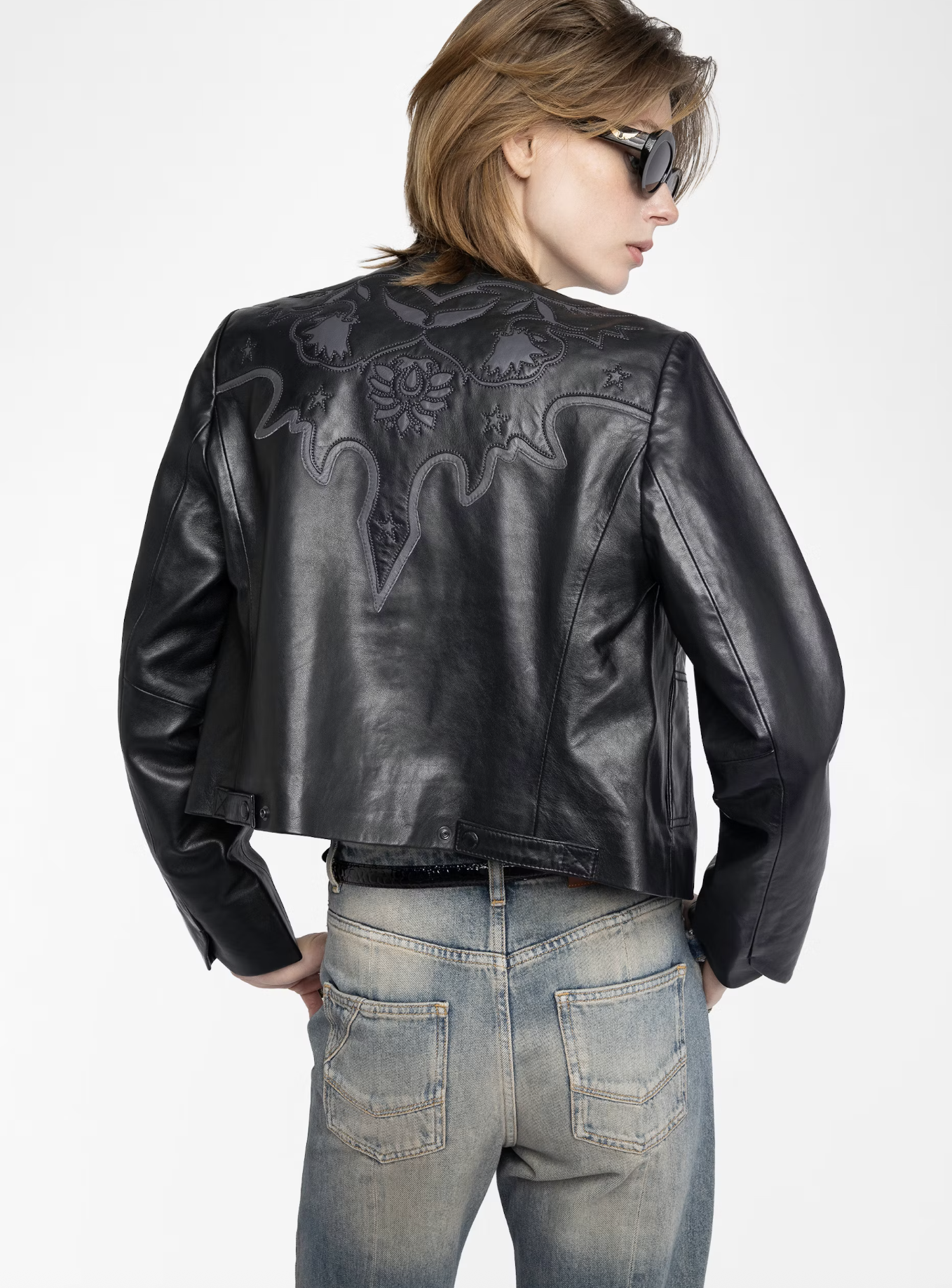 LUXI WESTERN LEATHER JACKET