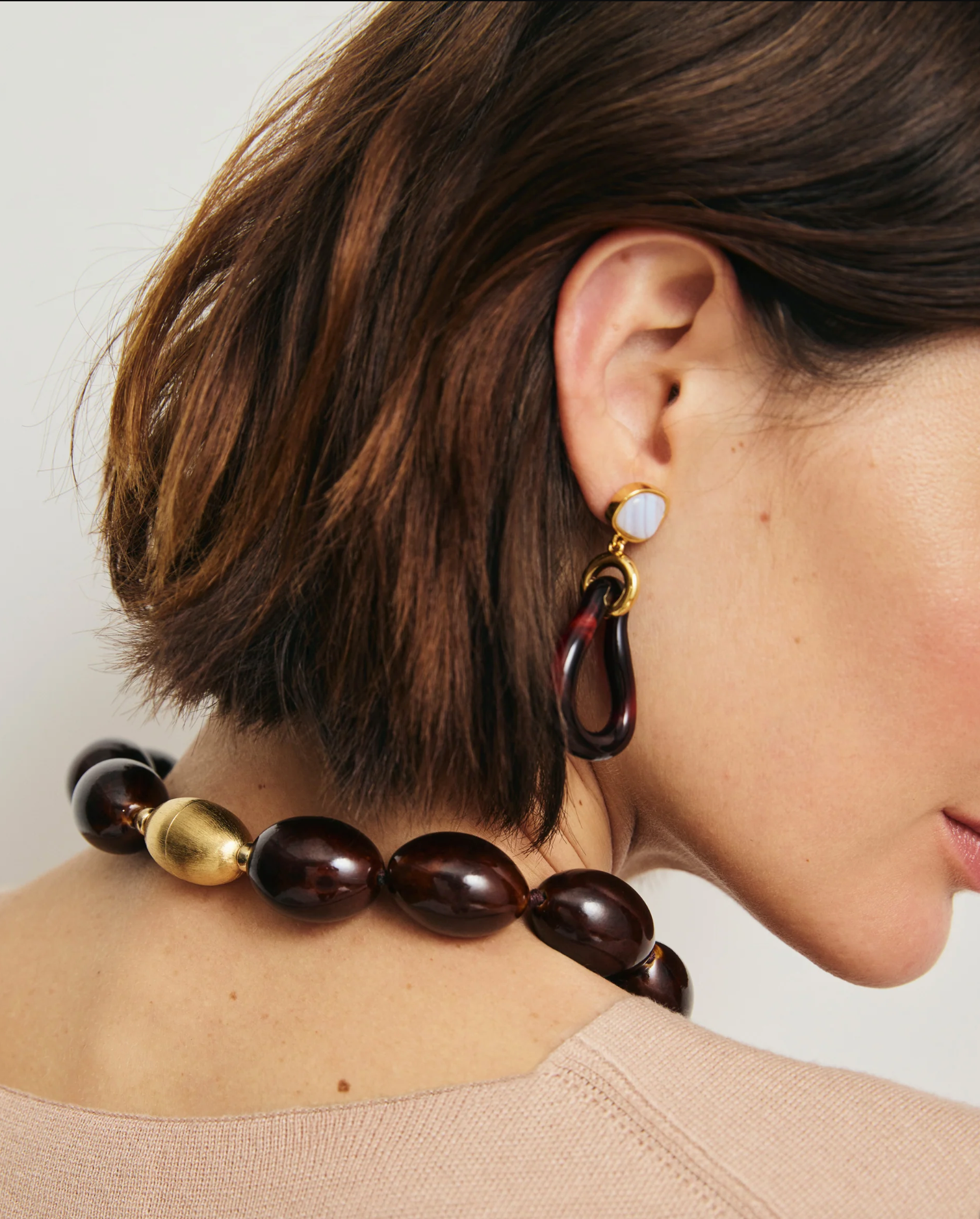 GALINA EARRINGS IN SANGRIA