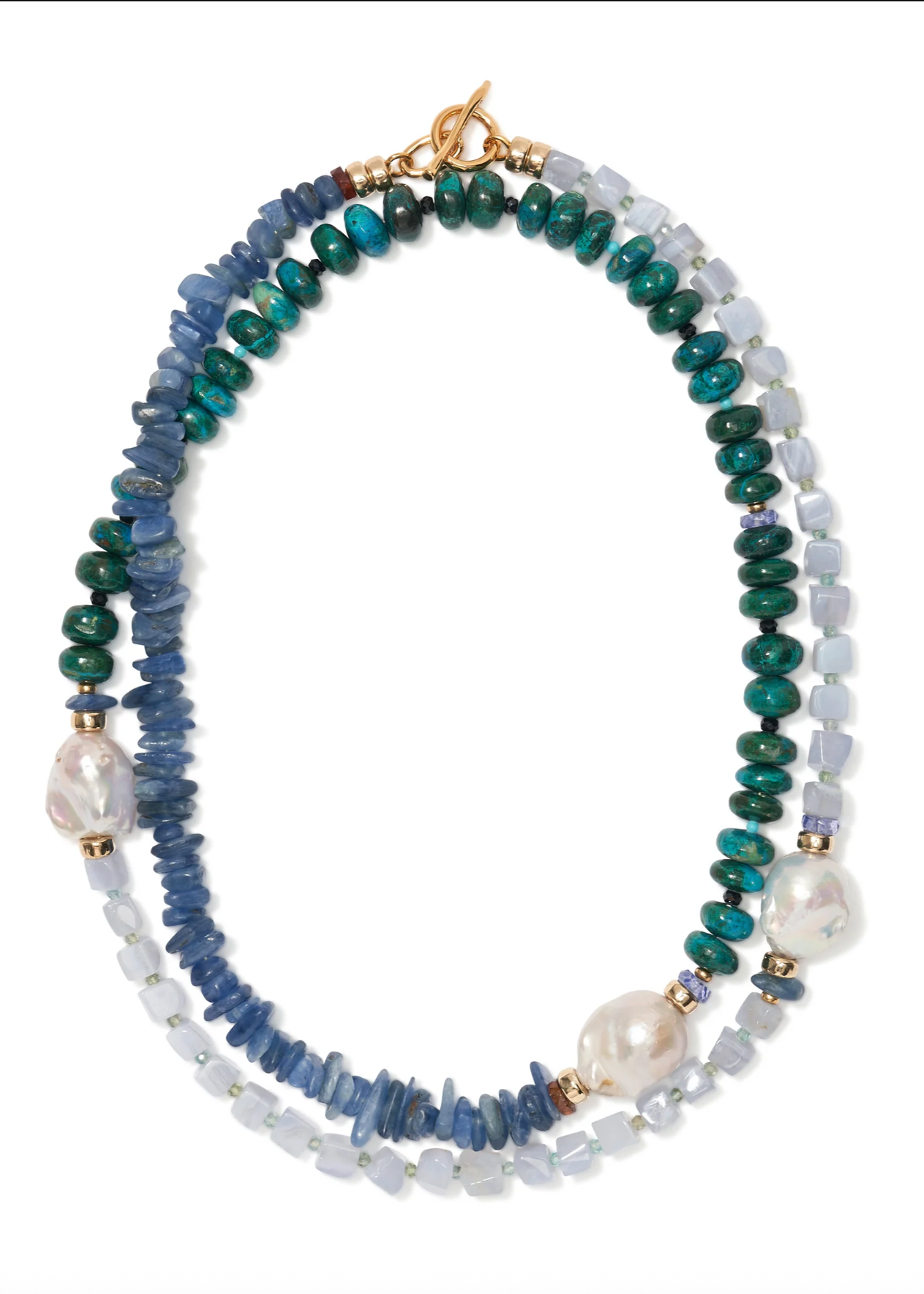 CABANA NECKLACE IN PEACOCK