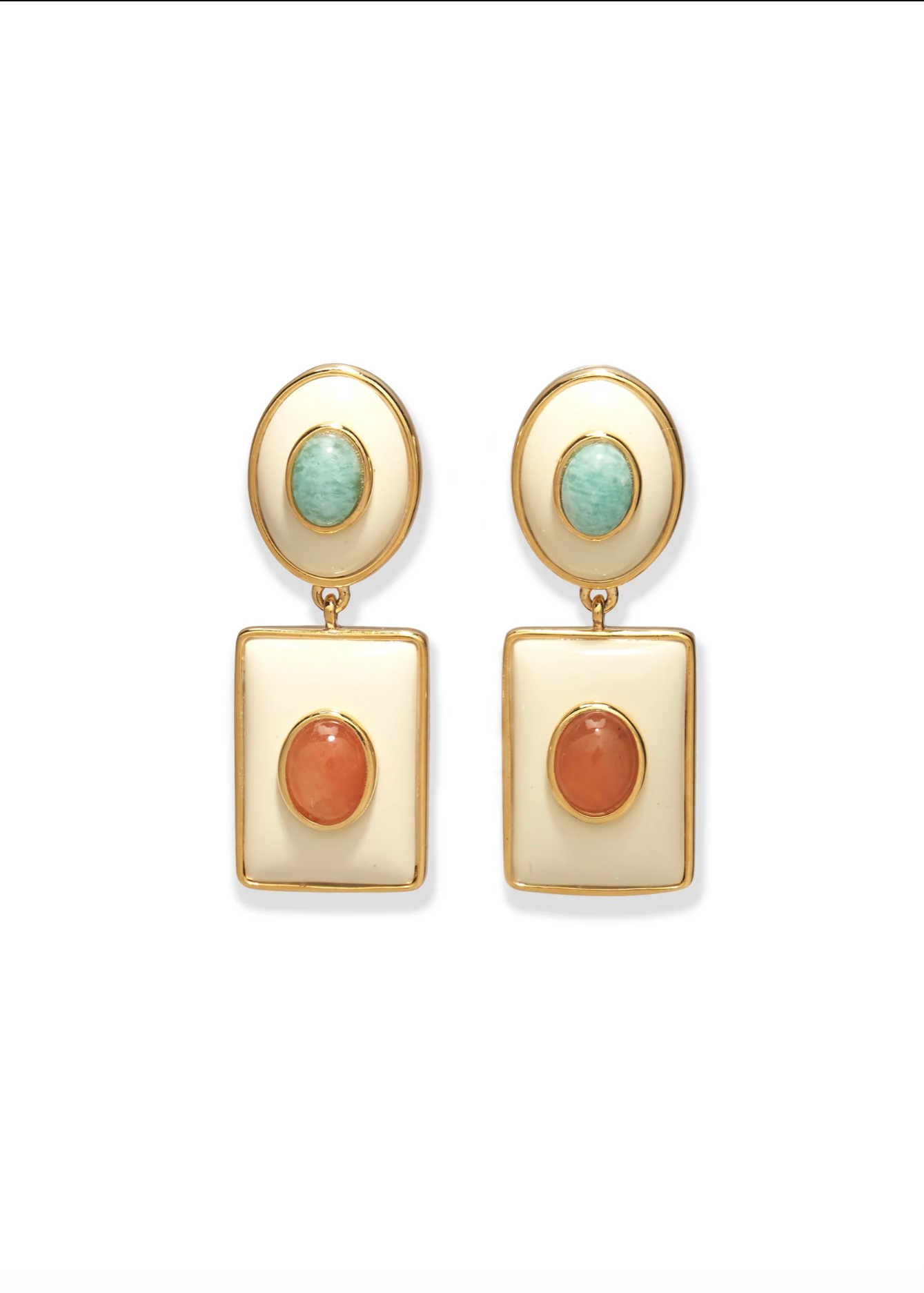 ETHEREAL POOL EARRINGS IN CITRUS