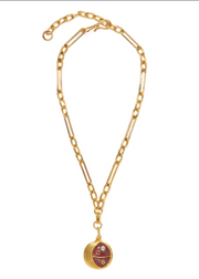 POMEGRANATE PENDANT NECKLACE
