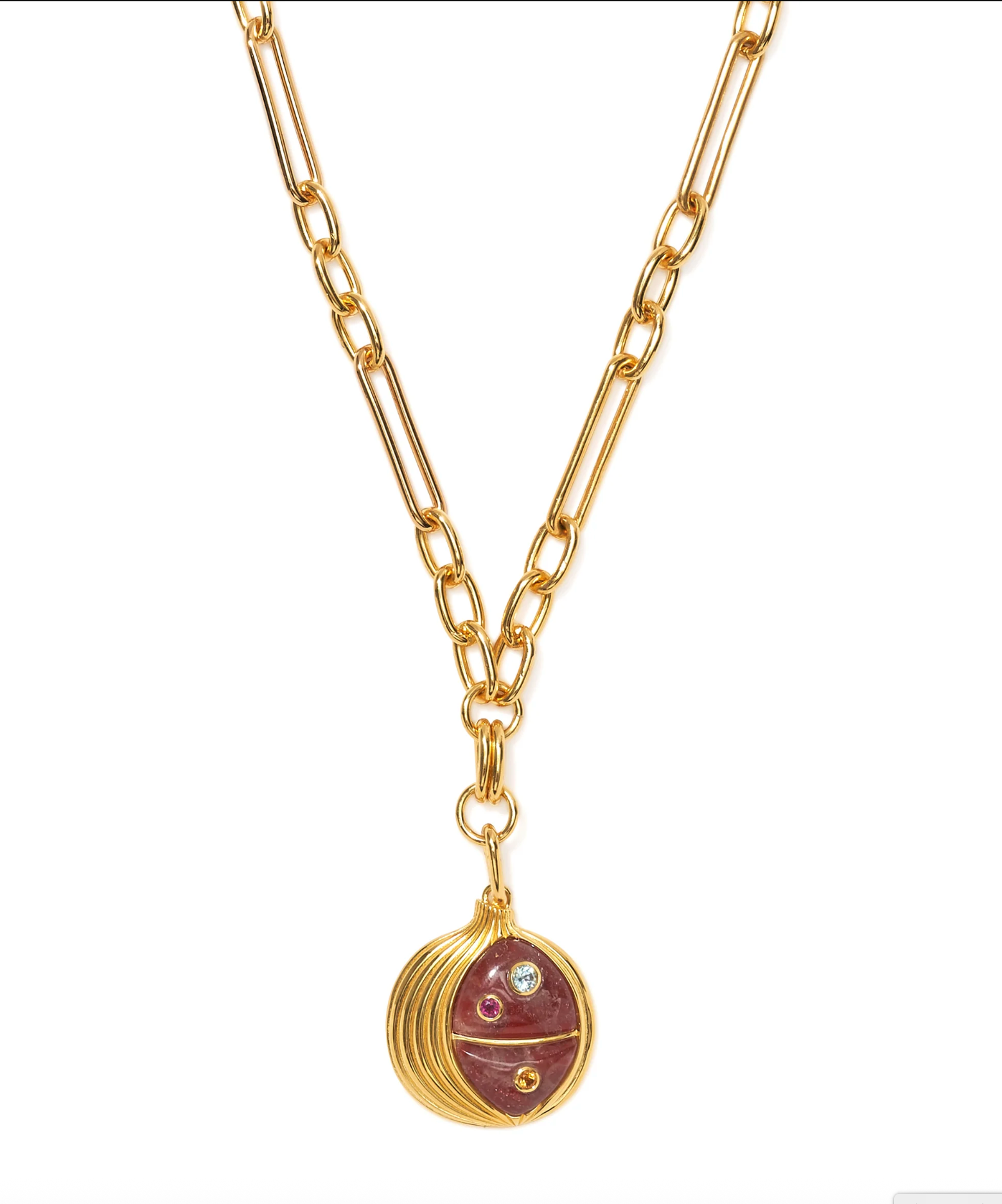POMEGRANATE PENDANT NECKLACE
