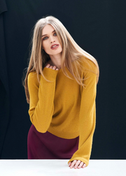 CROP CREW SWEATER