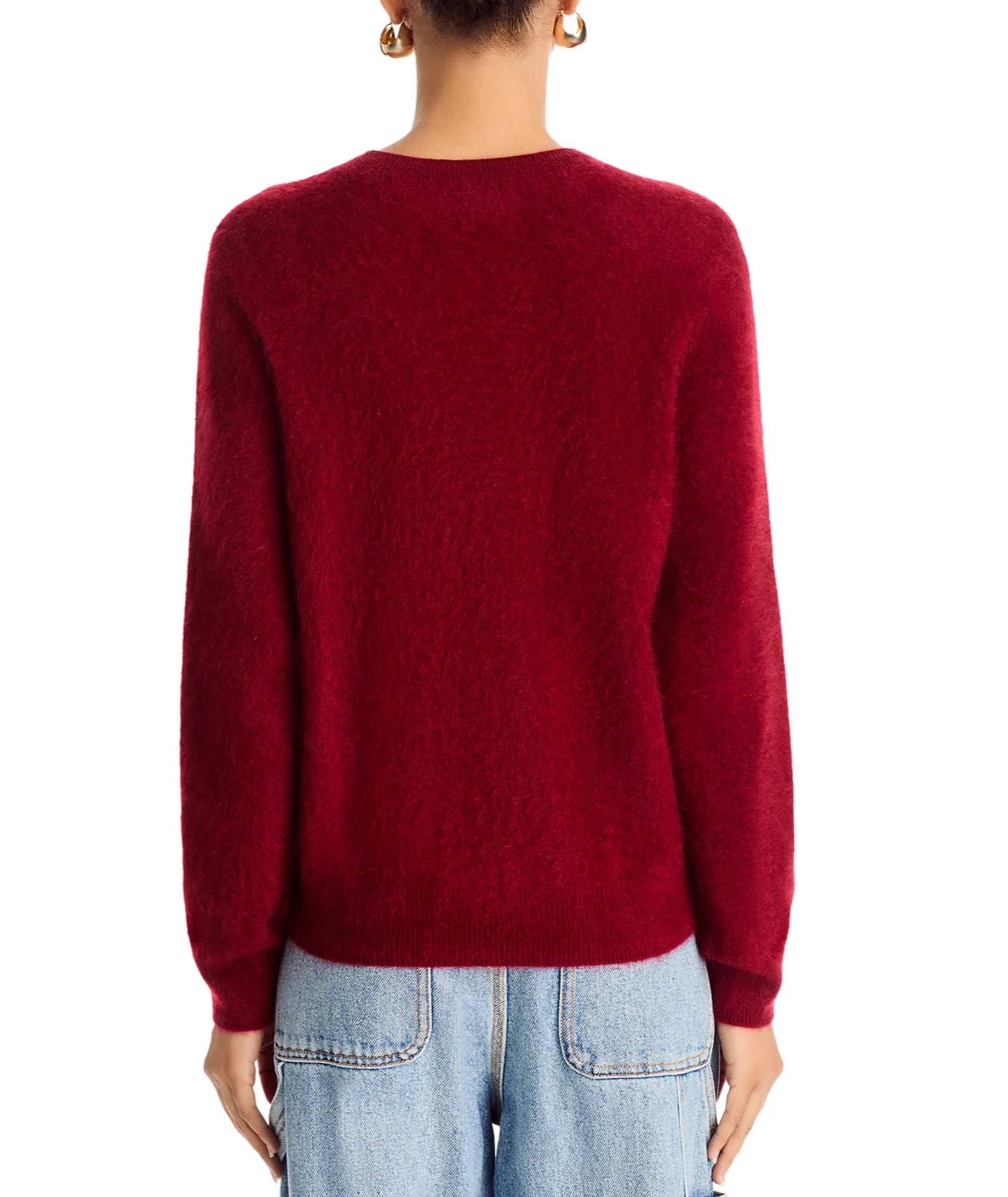 BRUSHED CREW SWEATER