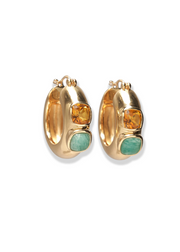 PIET HOOP EARRINGS IN BITTER ORANGE