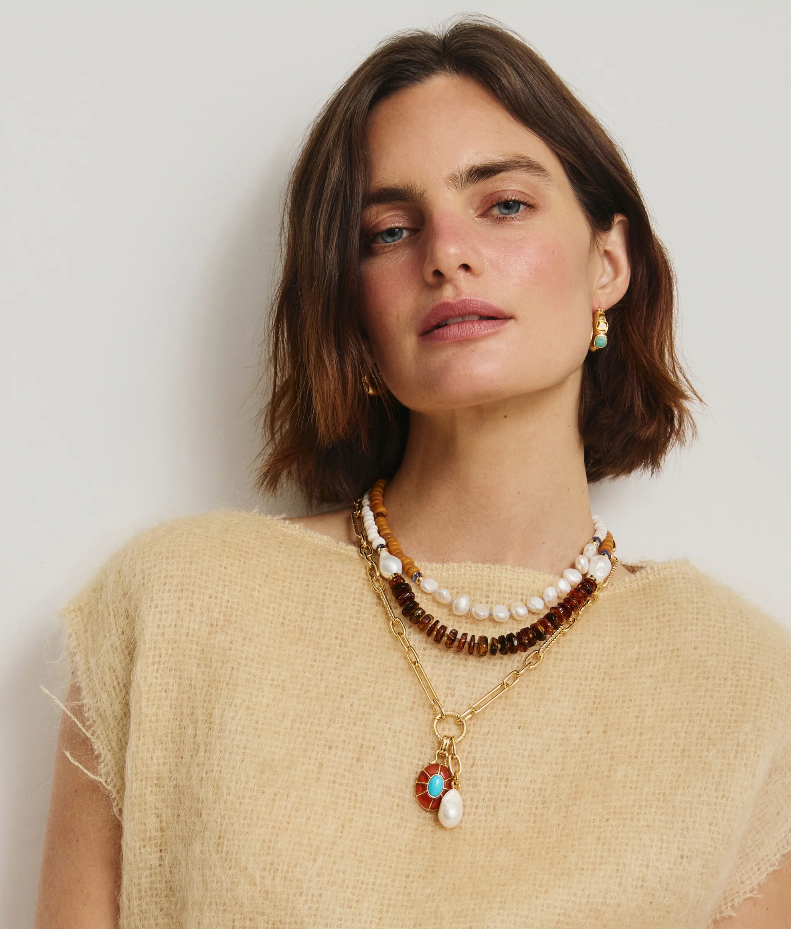 PIET HOOP EARRINGS IN BITTER ORANGE