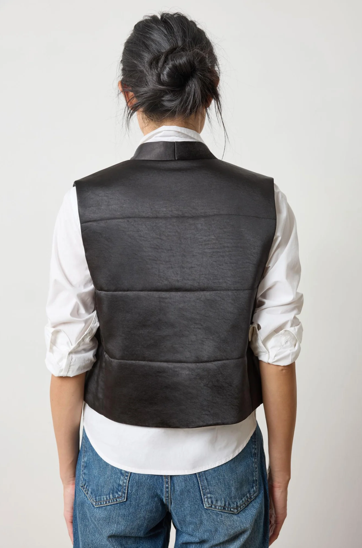 SATIN QUILTED VEST