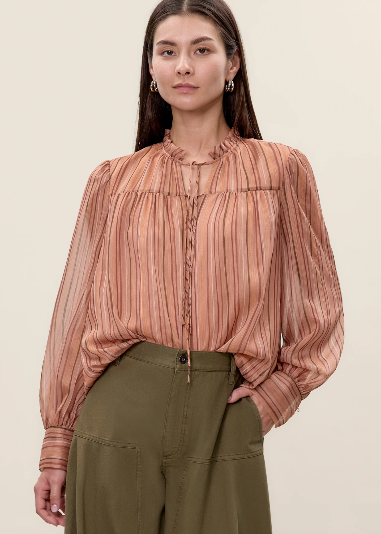 CELESTE STRIPE BLOUSE