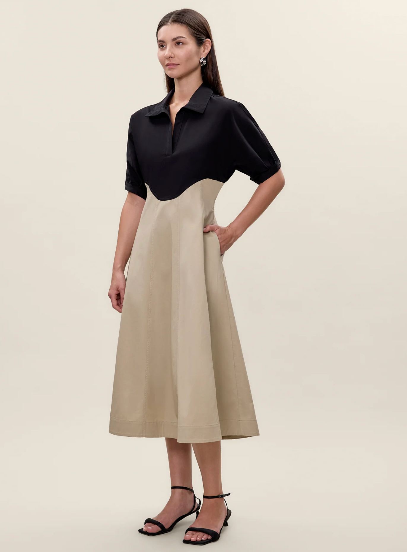 ELSPETH COLORBLOCK DRESS