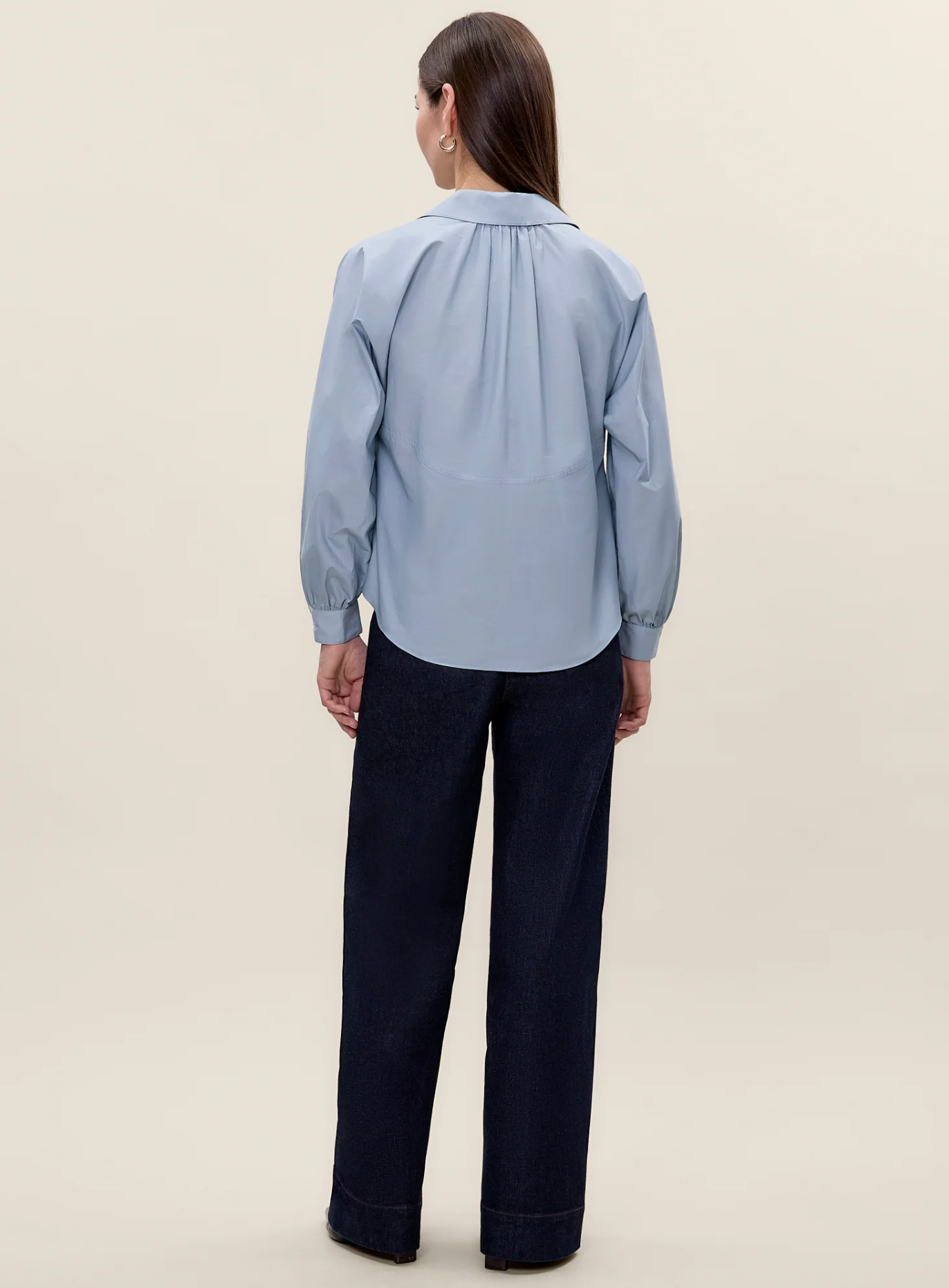 AISLEY POPLIN BLOUSE