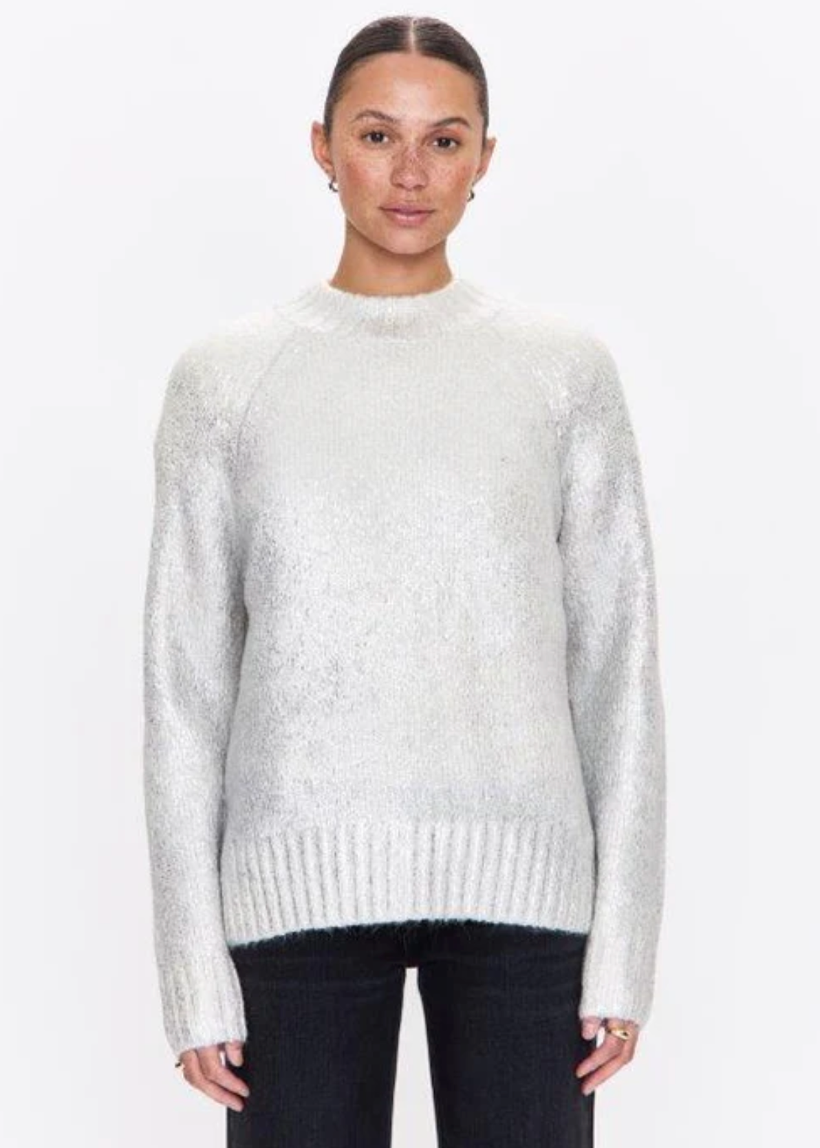 ILANA MOCK NECK PULLOVER SWEATER