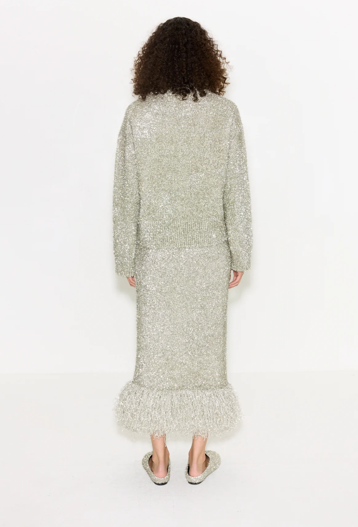 CHER TINSEL KNIT SWEATER