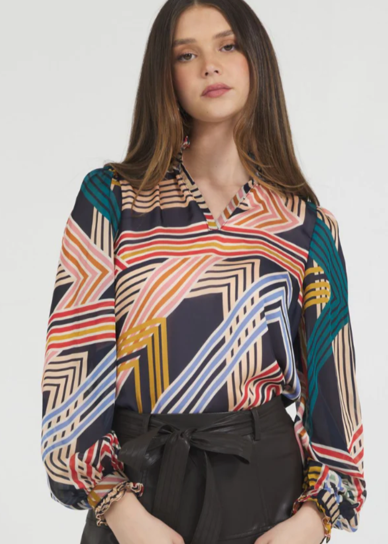 GEO PRINT SHIRT