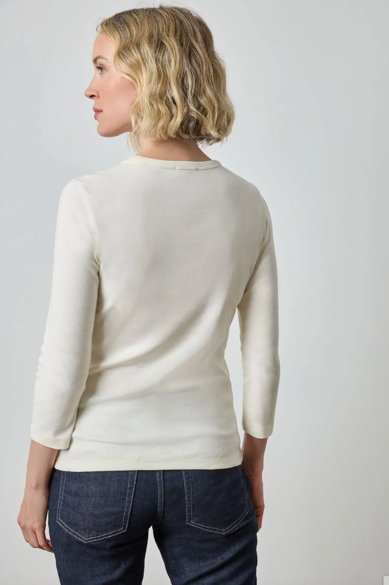 3/4 SLEEVE CREW