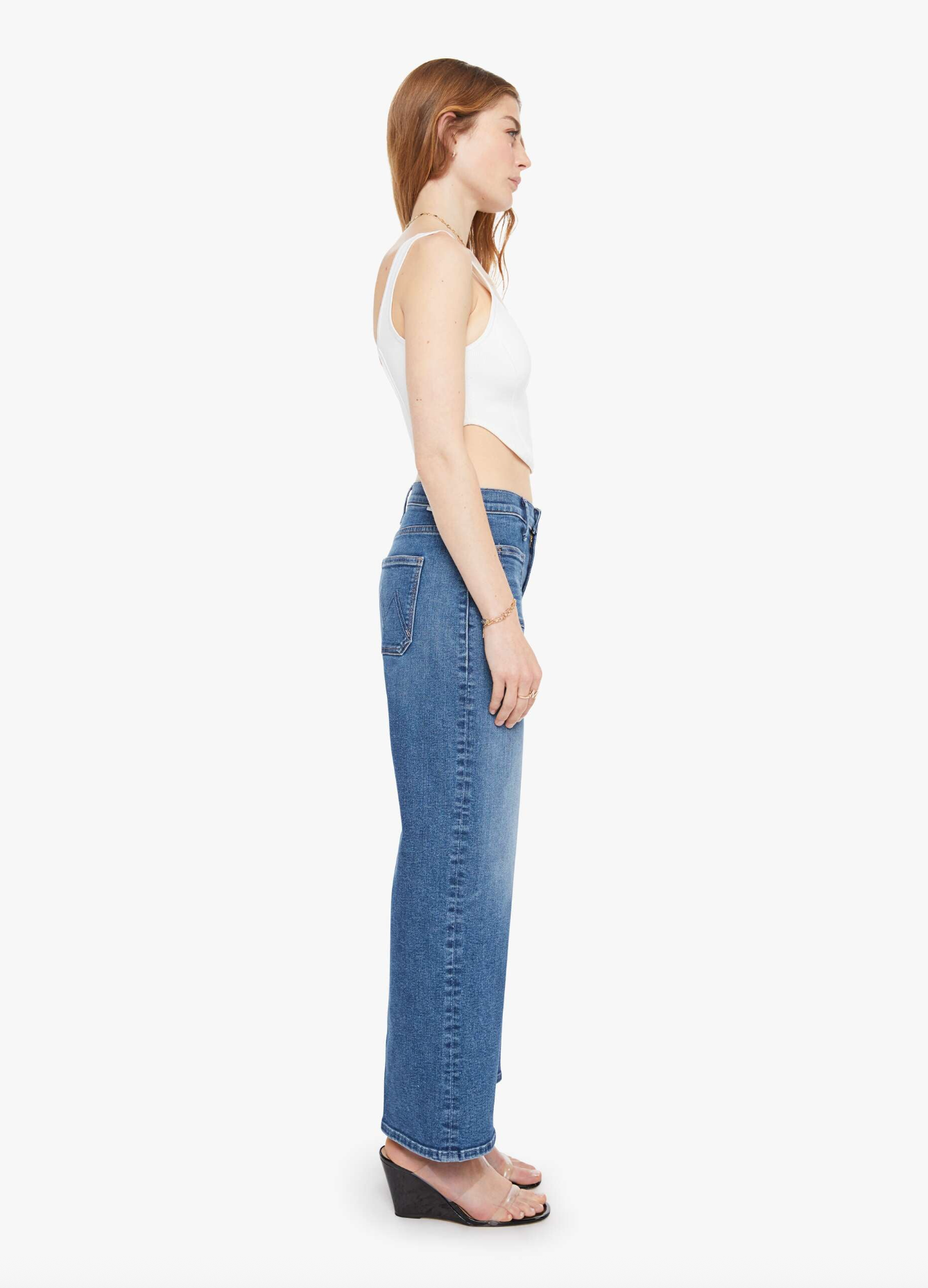 PATCH POCKET MID RISE MAVEN ANKLE