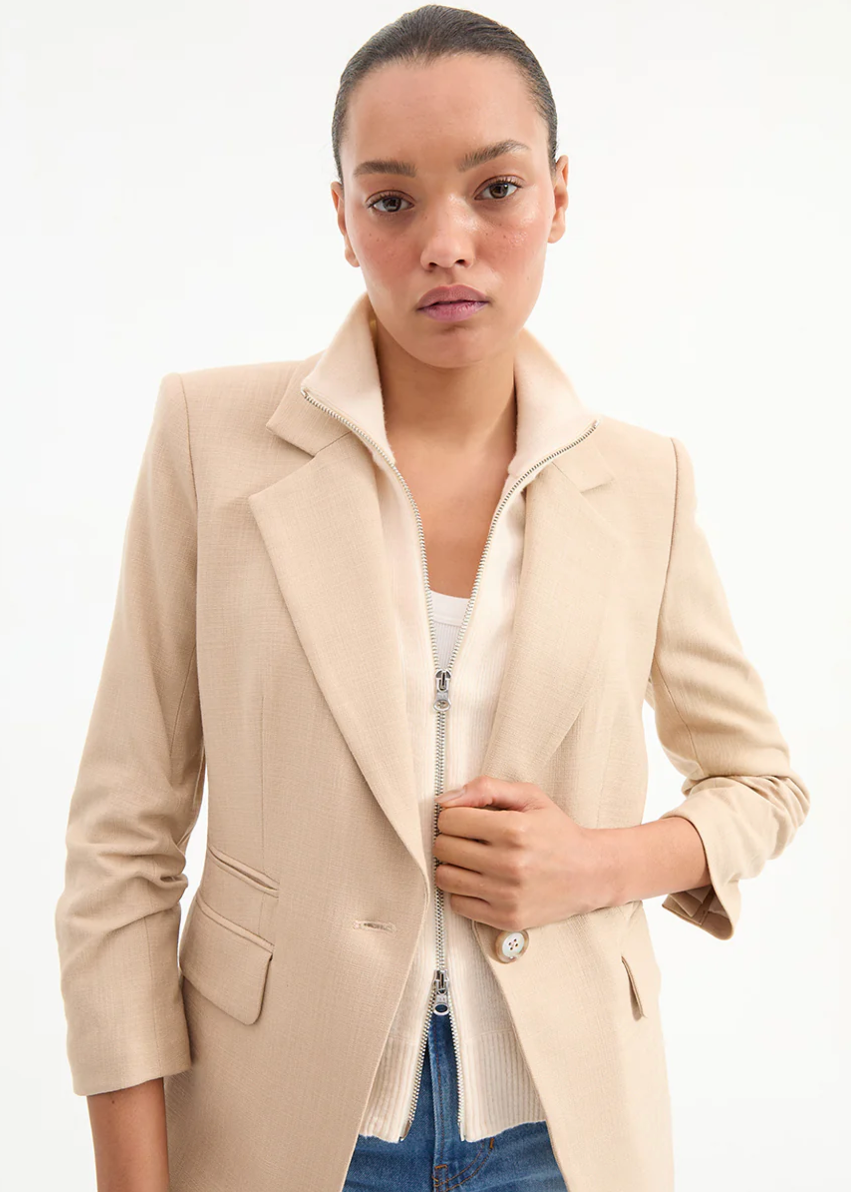 CASHMERE UPTOWN DICKEY IVORY