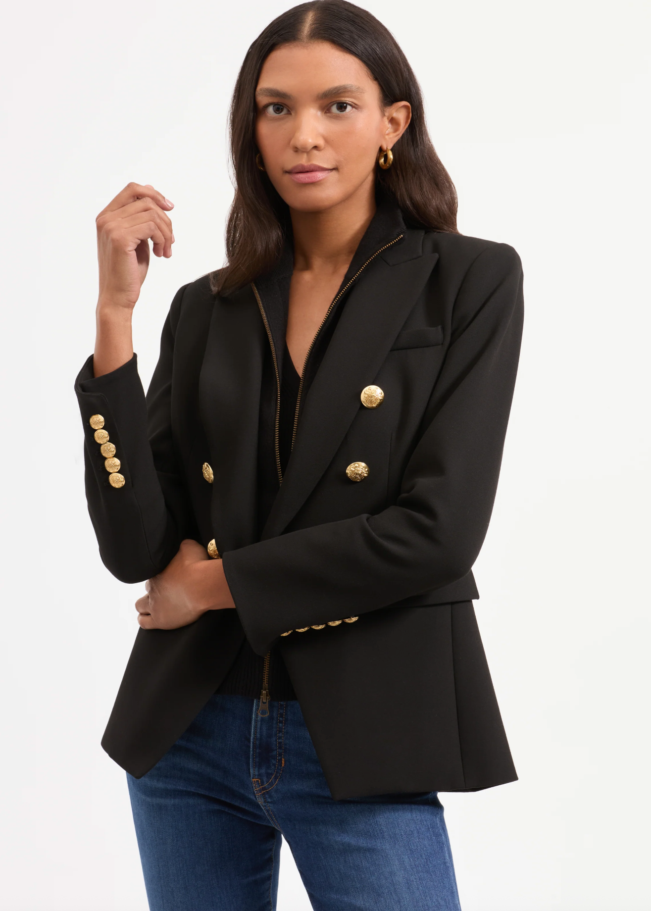 CASHMERE UPTOWN DICKEY BLACK